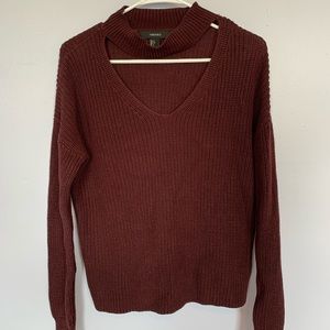 Women’s choker neck sweater